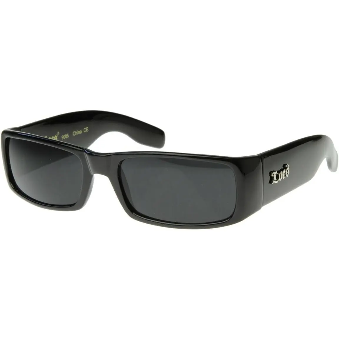 Locs Sunglasses Black OG Gangster Shades Dark Lens 0106 Locs Sunglasses Black OG Gangster Shades Dark Lens 0106