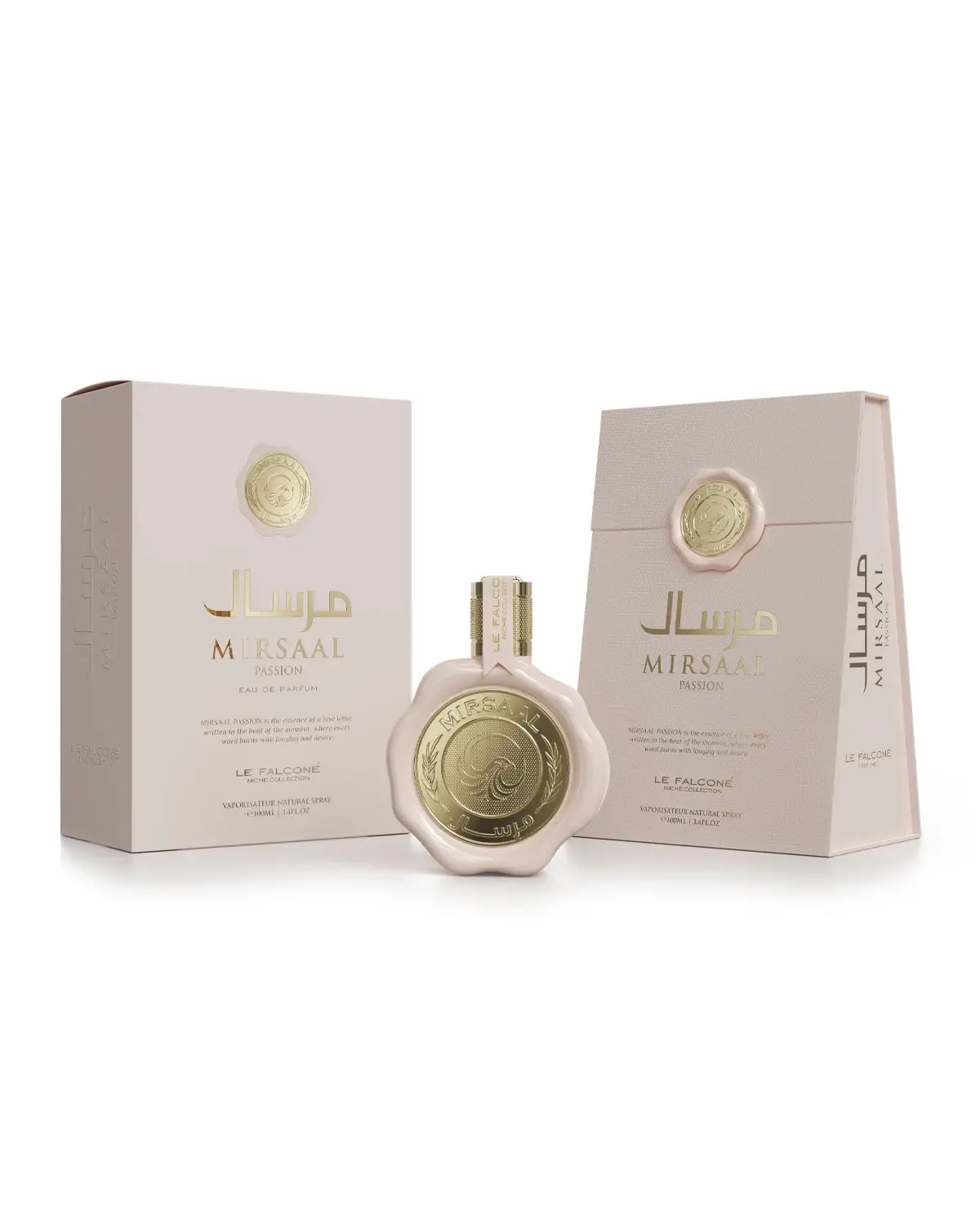 Mirsaal Passion Women's EDP Fragrance - Captivating Scent with Floral, Vanilla Scents, Coconut, Caramel Notes, Cookie Dough Accent, Honey, Musk, Coconut Base, Feminine Signature, 100ml (3.4oz) Spray, Signature Scent