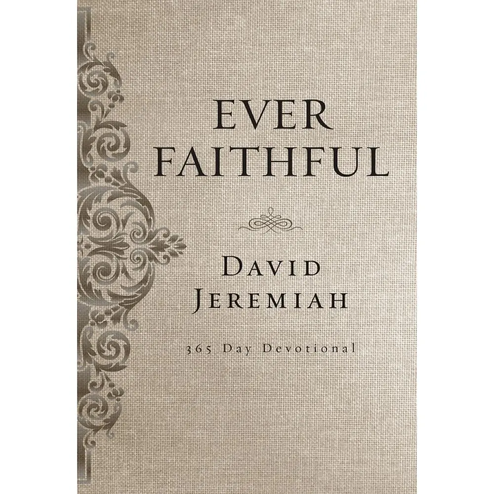 USED Book - Ever Faithful: A 365-Day Devotional (Daily Devotions to Find Confidence and Hope in God's Promises) - The Perfect Father's Day Gift for Christian Dads by Jeremiah, David (Hardcover) - english
