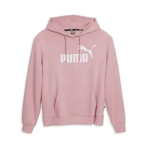 PUMA Womens Essentials Logo Hoodie Casual Outerwear Casual - Pink