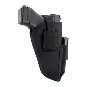 Gun Holster OWB Concealed Carry Pistols Holster with Mag Pouch Fits Most 9mm 380 45ACP, Gun Holsters for Men and Women Left/Right Hand
