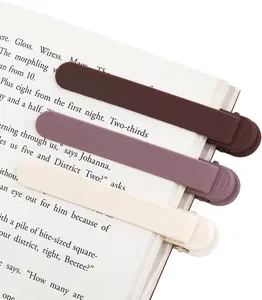 3Pcs Silicone Bookmark Set for Reading Women Men Kids Smart Automatic Book Marker Clip Page Holder Reading Accessories School Supplies Gifts for Students
