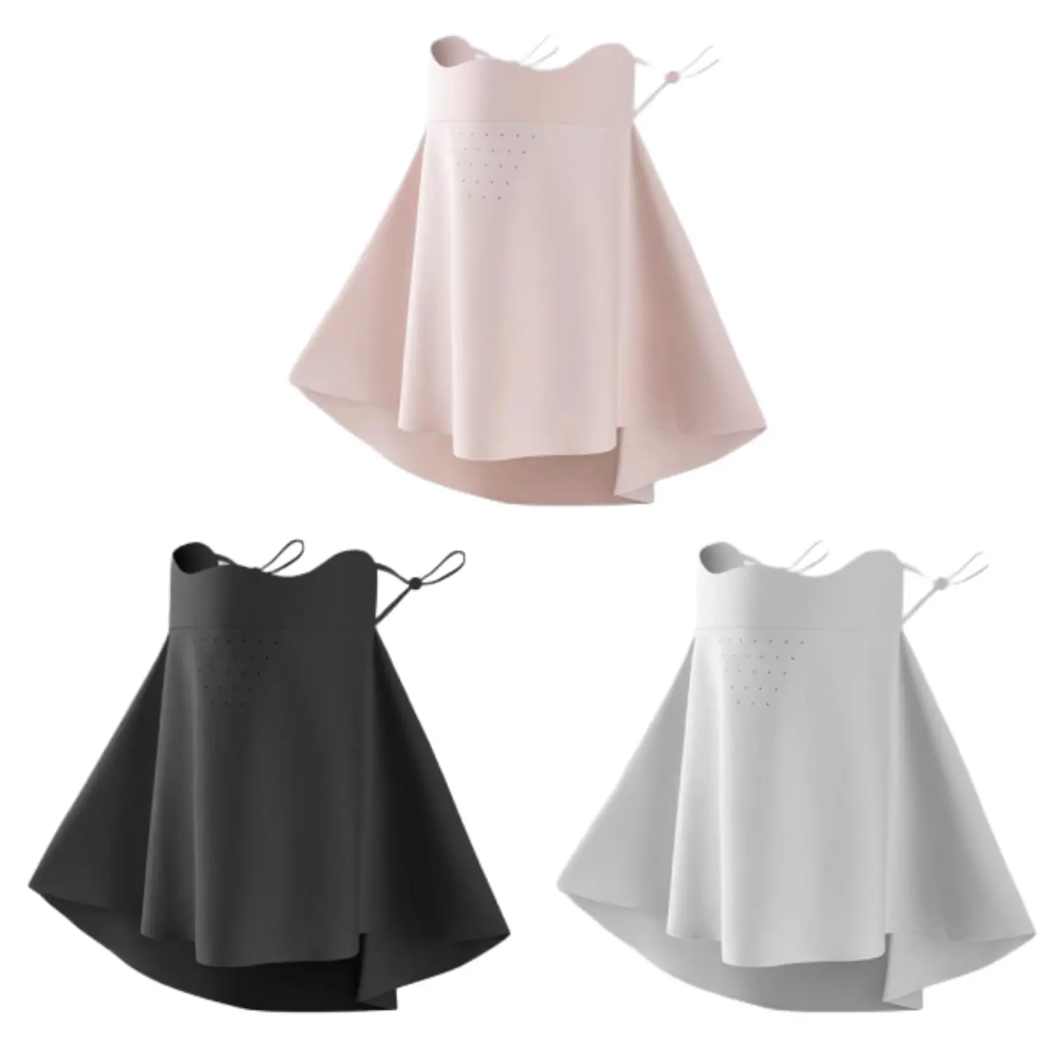 3 Pack UV Protection Face Cover Breathable Cooling Neck Coverage Gaiter Scarf Summer Outdoor Activities Golf Hiking Cycling