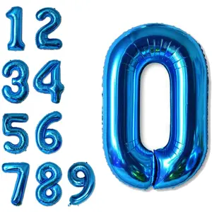 Party America 34" Blue Jumbo Numbers