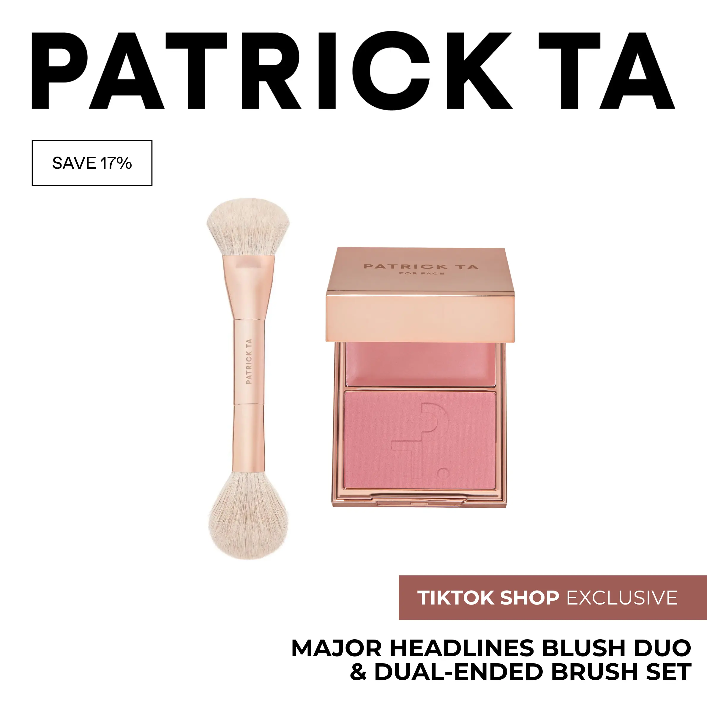 Major Headlines Blush Duo & Dual-Ended Brush Set Major Headlines Blush Duo & Dual-Ended Brush Set