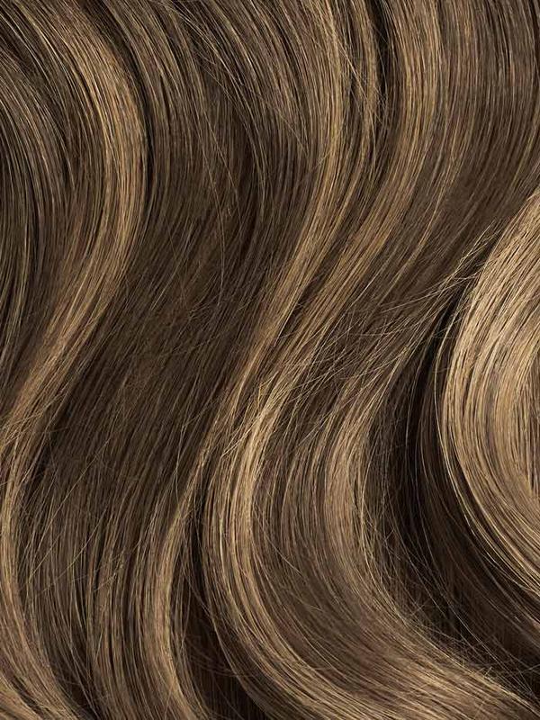20" Seamless Ash Brown Balayage Clip-Ins (180g)