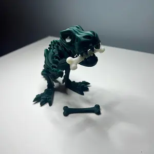 3-D printed T-Rex skeleton Jurassic Decor Jurassic Ornaments Decoration