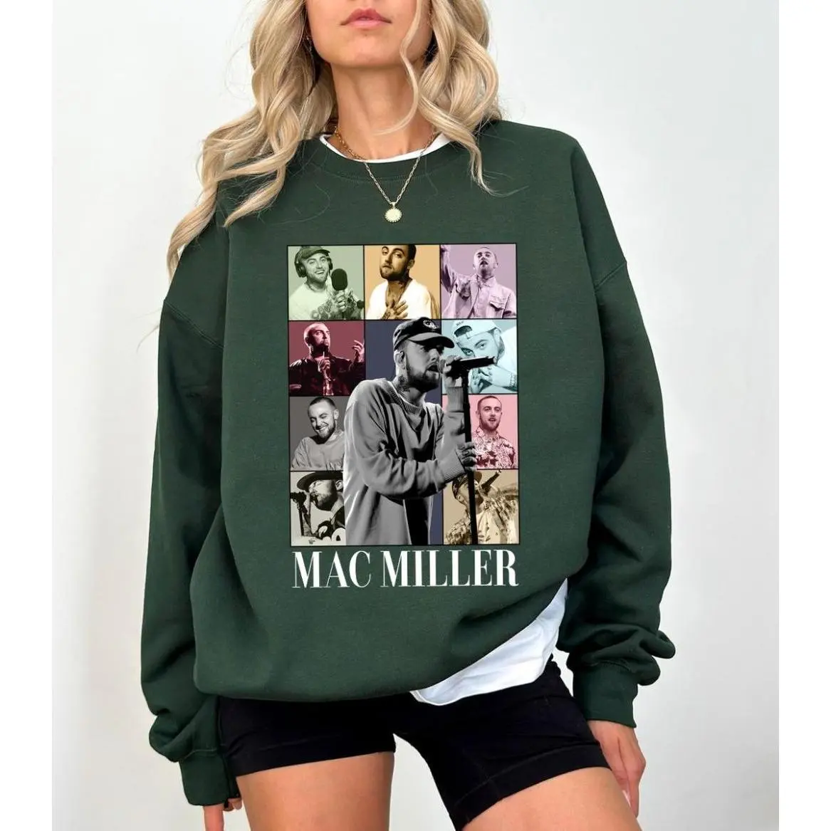 Mac Mill3r Sweatshirt, I Miss Mac M1ller Sweatshirt, Mac M1ller Albums Sweatshirt, Mac Forever, Full Size Range