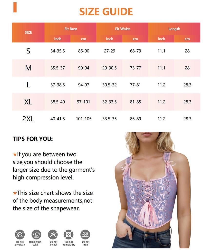 Corset Tops for Women Going Out Fashion Womens Sexy Vintage Overbust Corset Tops for Women Women's Renaissance Style Lace-Up Corset Camisole,Push Up Lingerie Jacquard Shapewear