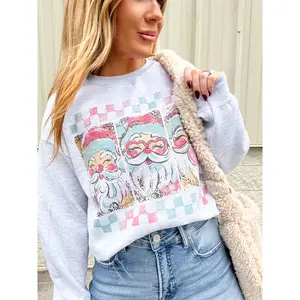 Cutie Santas Graphic Top