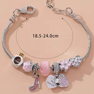 Pretty pink bracelets