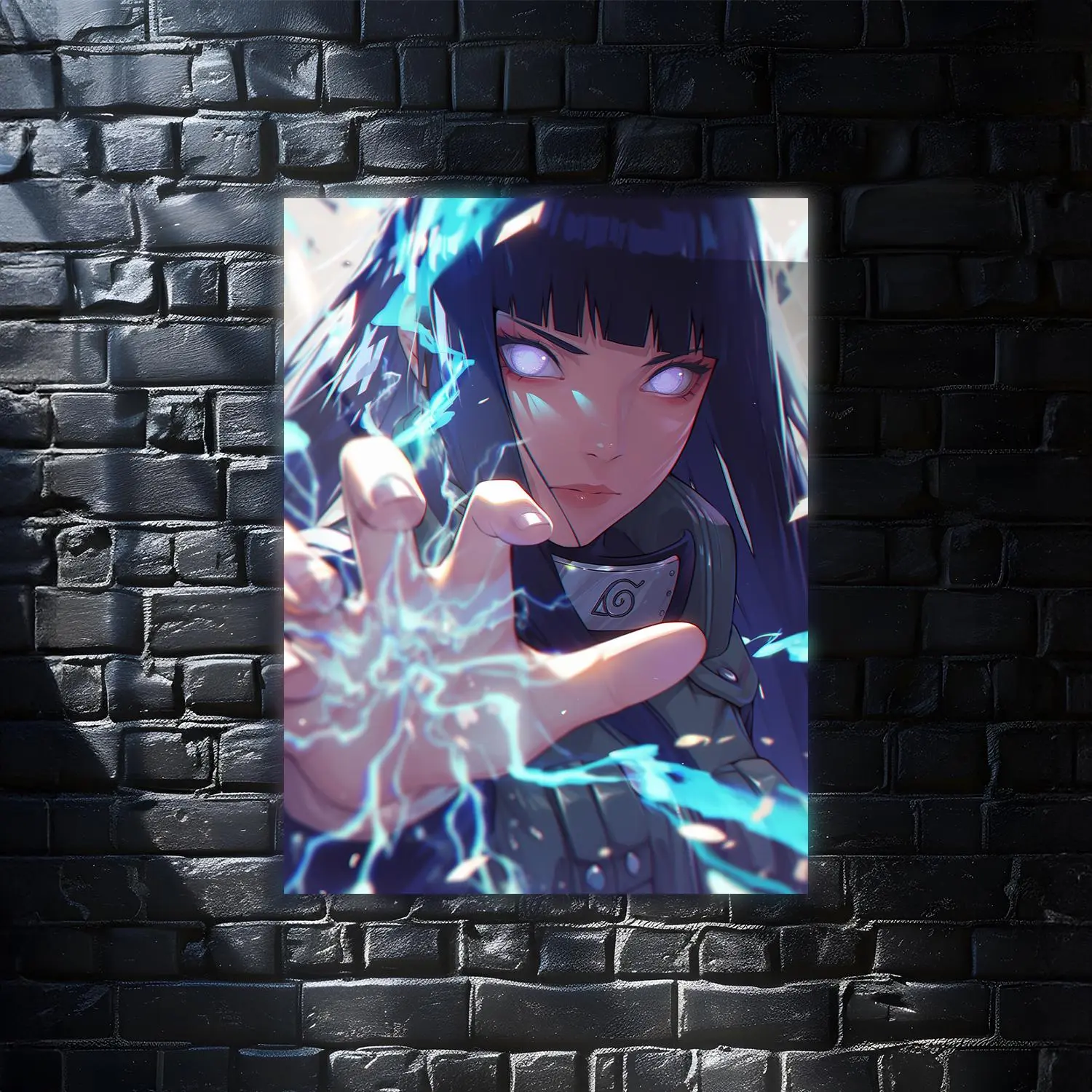 Hinata Naruto Anime Wall Art Poster, Modern Wall Art, Anime Gifts, Wall Decor