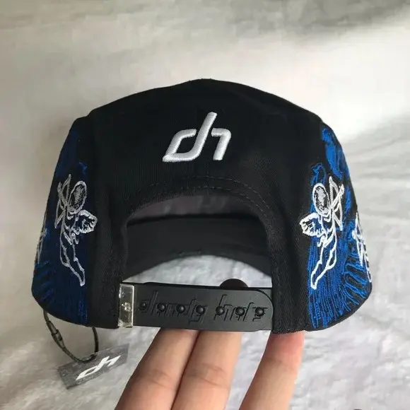 Y2K Dandy Hats x Junior H Angel Azul Sad Boy Embroidered  display picture 1