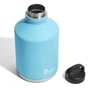 Bubba Trailblazer Stainless Steel Wide Mouth Water Bottle Pool Blue 84oz Drinkware Flask