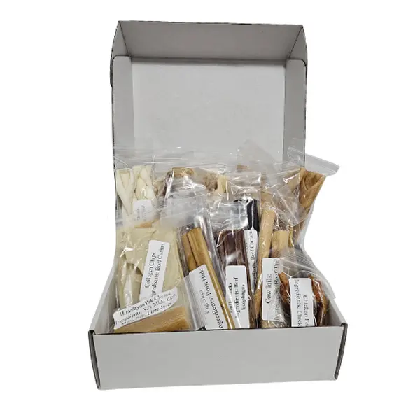 Chomper 30 Treat Box Dog Subscription Box - All Natural Variety Pack