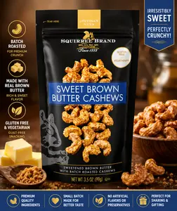 Brown Butter Cashews – Sweet Gourmet Roasted Nuts (3.5oz) fathersdaygiftideas