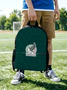 1PC Mexico Rucksack Football Unisex Backpack New Backpack Picnic Birthday Gift Large Capacity DaypackBack to School Season Match Day Essentials