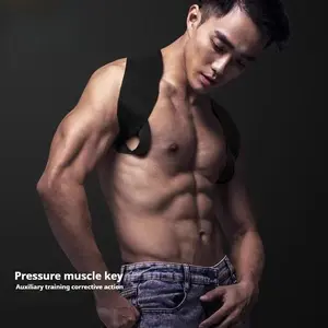 Hunchback aligner, open back posture correction artifact, sunk shoulder blades, adult chest straight back, same style for men and women  Support Tool Brace training belt breathable back straightener upper back brace