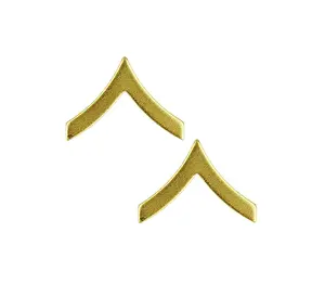 U.S. Marine Corps Private First Class Satin Gold Rank