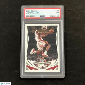 2004 Topps #23 Lebron James PSA 7 NM Cavaliers