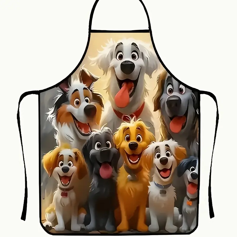 [Fun Artistic Apron] Quirky and Fun One-Piece Artistic Kitchen Cooking Apron | Versatile for Barbecuing, Hairdressing, Baking & More | Kitchen Aprons, Funny Aprons
