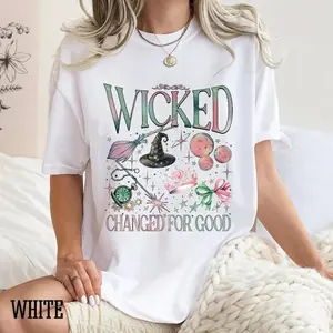 Wicked Change For Good Shirt, Wizard Of Oz Witch Pink And Green, Wicked Colorful Tee, Wicked A New Musical, Wizard Movie Fan Shirt