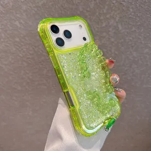 Anti-Drop Beaded Bracelet Phone Case for iPhone 17 Pro Max 17 16 Pro Max 15 14 13 12 11 17 Air, Protective, Shockproof, Durable Cover, Stylish Design