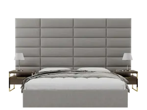 Upholstered Wall Mounted Headboard- Augustus Layout - 138" X 69"