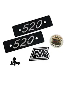 Honda 520 Footpeg Delete Plates