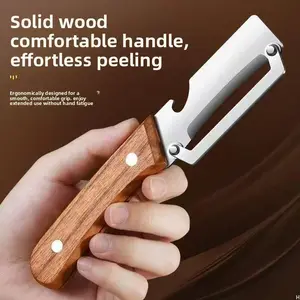 Household stainless steel peeler/peeler for peeling sugarcane, lettuce, and pumpkin (extra thick).