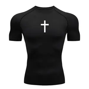 viltrumitecompressionshirtChristianWorkoutCompressionShirtsAthleticQuickDryTshirtsTeesMensGymFitnessUndershirtsTopsShortSleeveRashGuard