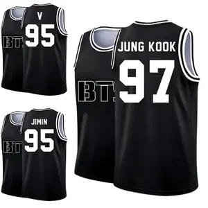 Kpop Idol Inspired Basketball Jersey - Y2K Streetwear Graphic Tank Top - Fan Merch Sportswear Concert Outfit .