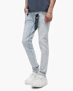 Valabasas Repair Skinny Denim Light Blue Wash