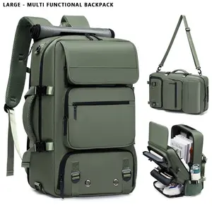 Large Capacity Travel Backpack for Business Trips Multifunctional with Advanced Shoe Compartment & USB Port Lightweight Durable Outdoor Hiking for Men Women