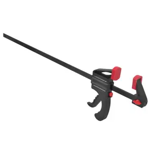 212 MAIN Steel Bar Beam Clamp (DR60650-3 Model) - 24x2.5 in, Nylon Jaws, Plastic Handle Ratchet Grip, Adjustable Clamp Height for Sports & Outdoor Scooters Equipment