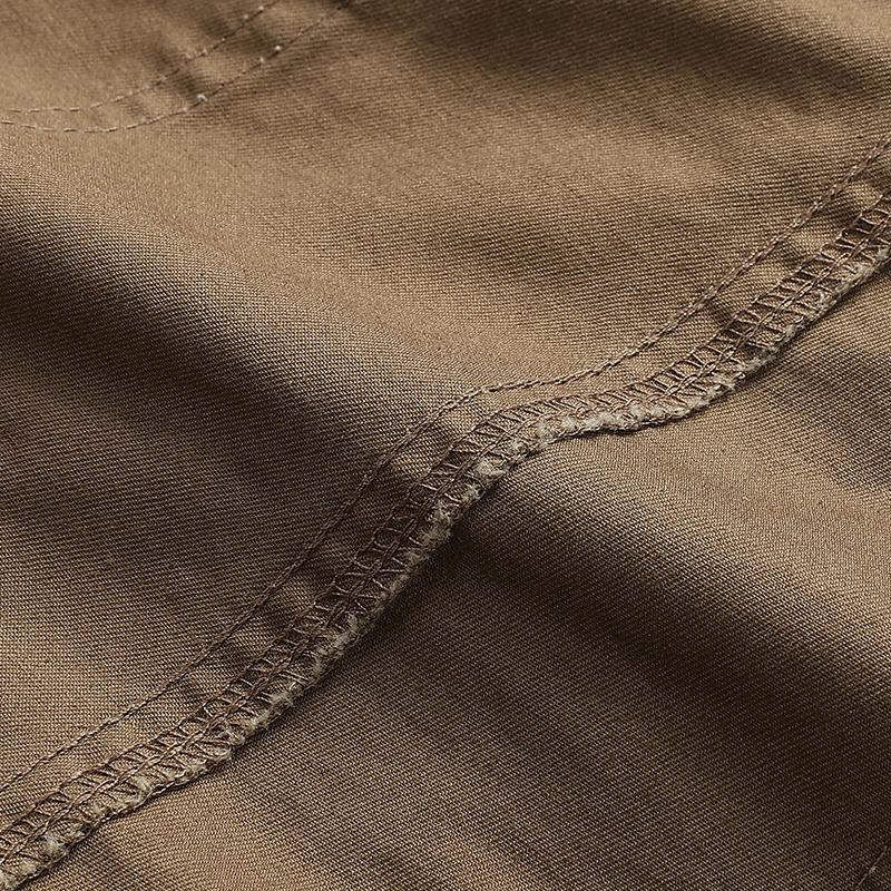 Men's Large Size Work Shorts, Men's Tactical Work Shorts - Quick Dry & Lightweight - Multi-Pocket Outdoor Style Shorts with Elastic Waistband (No Belt), Suitable for Hiking, Camping, Working, Fishing - All-Season Shorts, Men's Work Shorts