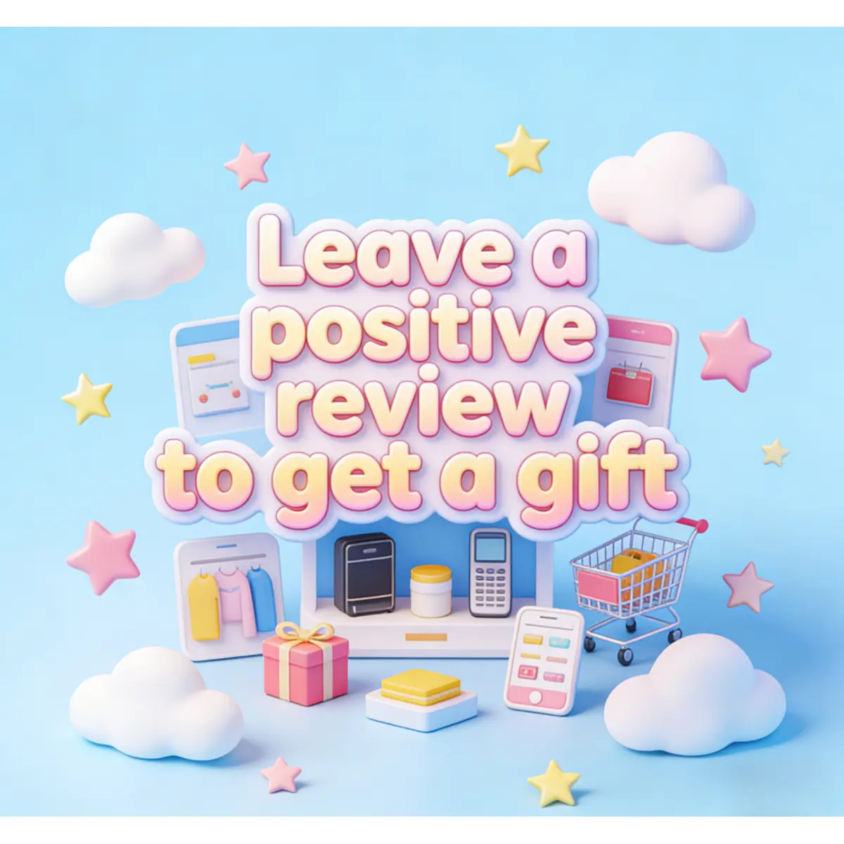 Leave a positive review and receive a gift