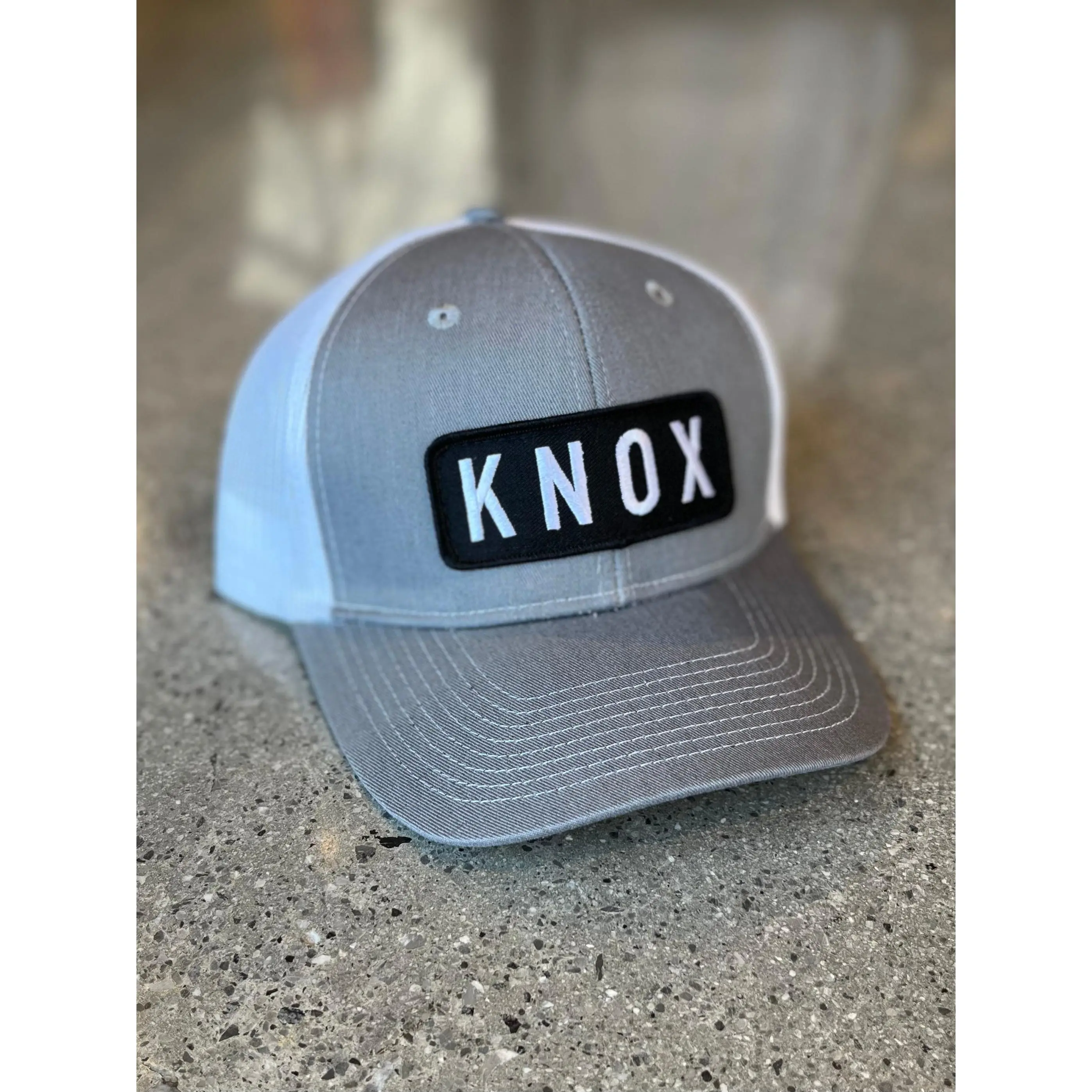 The Knox Trucker Hat - Grey