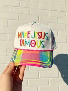Make Jesus Famous Snapback Hat Make Jesus Famous Snapback Hat