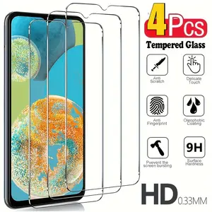2/4Pcs Tempered Glass Film Screen Protector for SamSung A17 A07 A03 A04 A04E A13 A14 A23 A34 A04S A54  A05 A05S A25  A35  A15 A24 A55 S23 FE S24 FE A26 A36 A56 A16 5G A03s A21s A22  A33 A32 A42 A53 A52 A52s A72