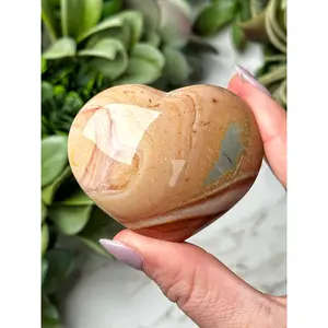 Polychrome Jasper Heart - #16