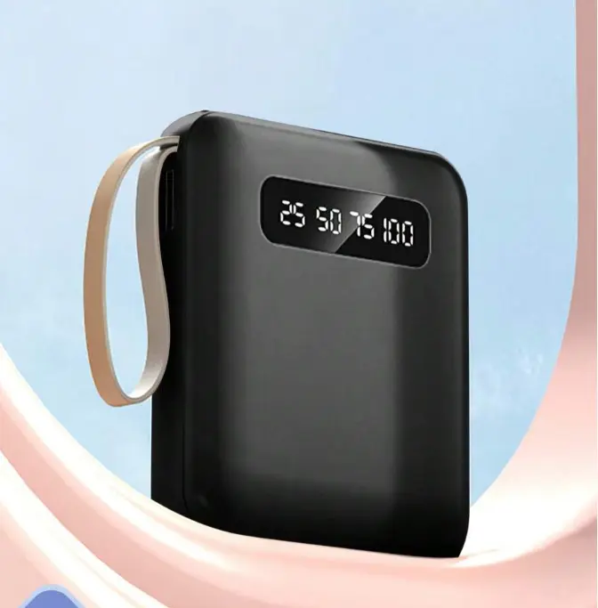 10000mAh Portable Power Bank,10W Fast Charge with 3 Outputs,Safe Fast Charging for All Devices
