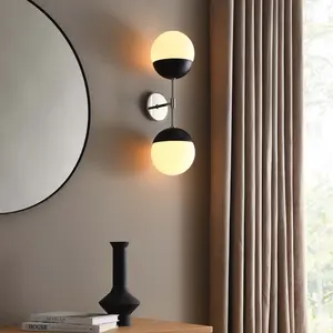 Modway Stellar 2-Light Wall Sconce in Opal Polished Nickel