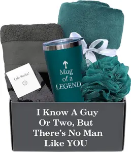 Father’s Day Gift Basket for Men – Funny Birthday Basket for Men, Luxury Gift Box for Appreciation or Thank You, Celebration Surprise Set, Unique Mens Gift Basket Idea for Relaxation and Thoughtful Moments