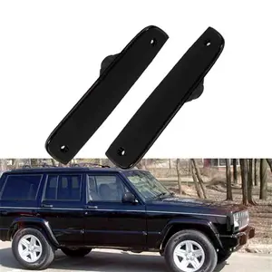 2PCS Smoked Lens Front Corner Side Marker Reflectors Housings For Jeep Cherokee 1997 1998 1999 2000 2001 Replace OEM 55055146, 55055147, CH2550118, CH2551118