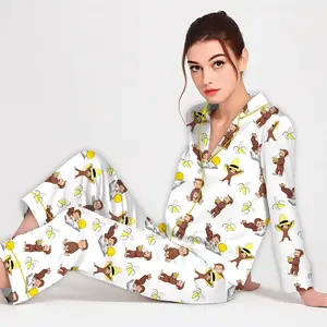 Curious George Monkey Pajamas,Inspired Cartoon Pajama, Vintage Y2K Graphic PJS,Classic Cartoon Monkey,Childhood Character Art,Gift for her