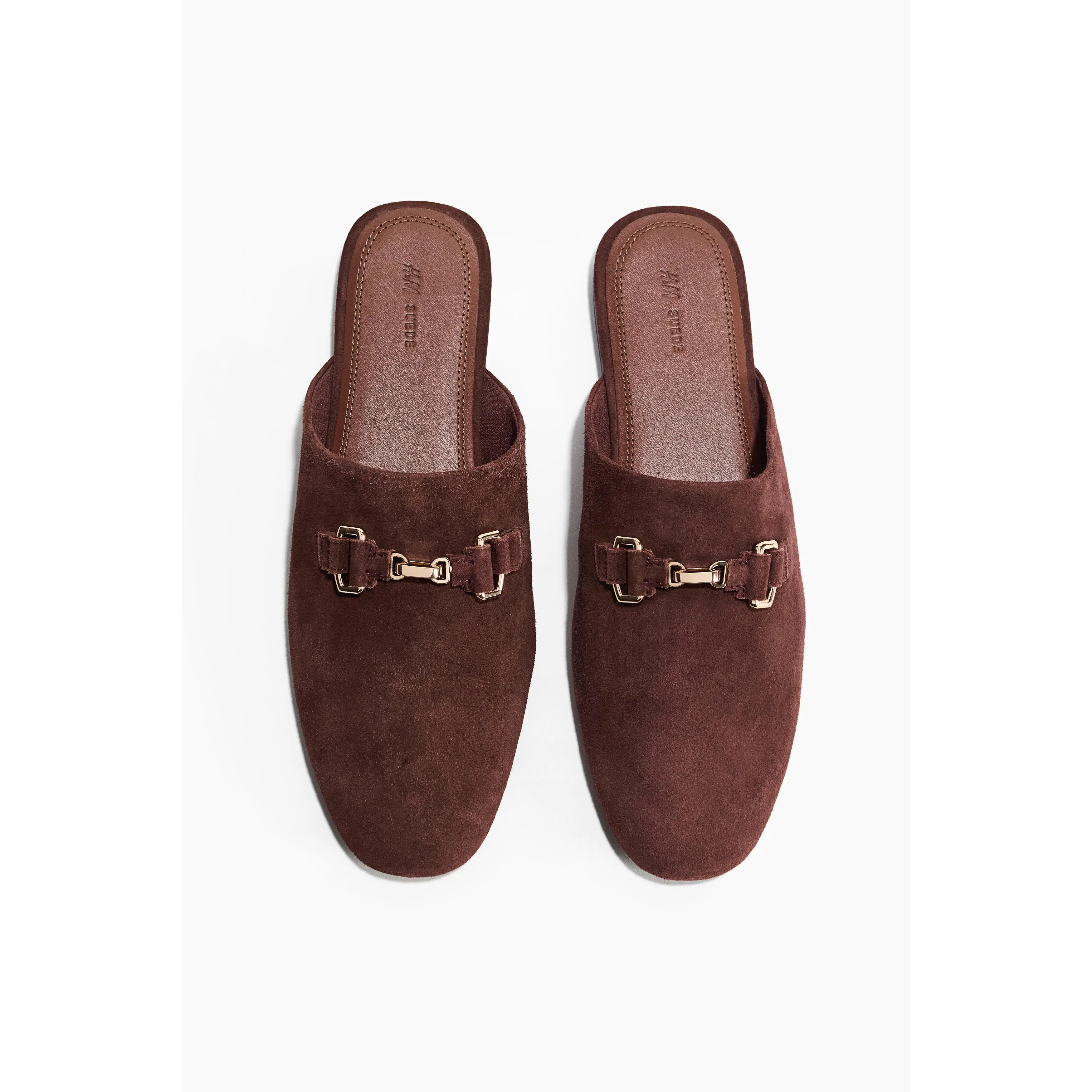 H&M Leather loafer mules