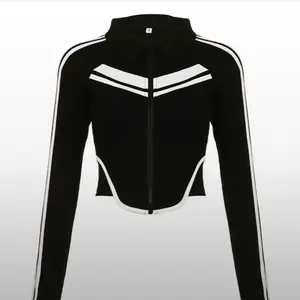 Irregular Curved Slim Y2K Jacket Womenswear Tops