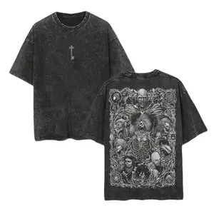 The Key Shingeki no Kyojin - Attack On Titan Anime Double Printed  Washed Tee Unisex Oversize Anime Manga Washed Heavyweight Cotton T-shirt, Gift For Anime Fan Lover