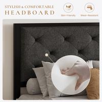 Diamond-Tufted-Grey(Linen)